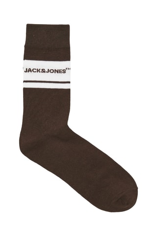 3 Paar Sokken - Wit, bruin en antraciet