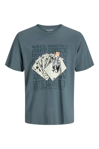 T-shirt - Petrolblauw