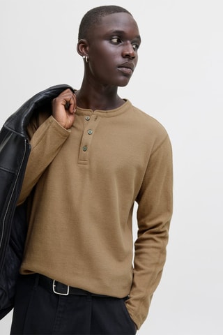 Biologisch Katoenen T-shirt - Lichtbruin