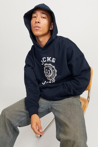 Sweater met Capuchon - Marineblauw