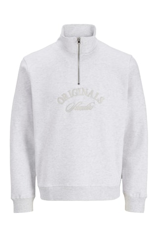 Biologisch Katoenen Sweater - Gemêleerd Wit