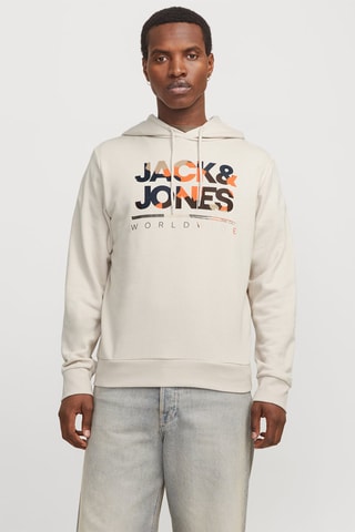 Sweater Regular met Capuchon - Ecru