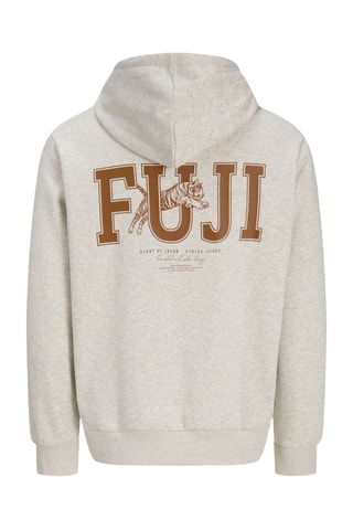 Sweater met Capuchon - Gemêleerd Wit