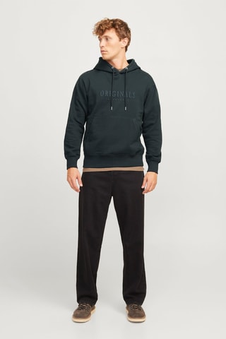 Sweater met Capuchon - Donkergroen