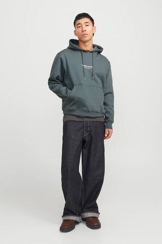 Sweater met Capuchon - Pauwblauw