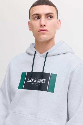 Sweater met Capuchon - Gemêleerd Wit