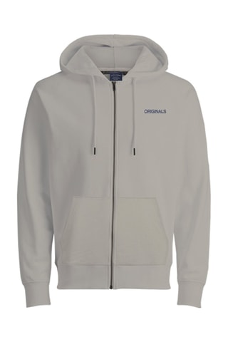 Sweater met Capuchon - Lichtgrijs