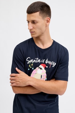 T-shirt - Marineblauw