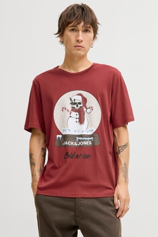 T-shirt - Steenrood