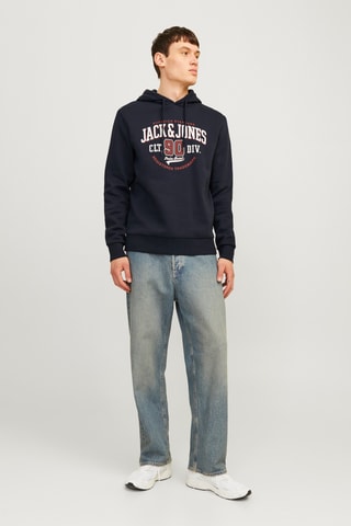 Sweater met Capuchon - Marineblauw