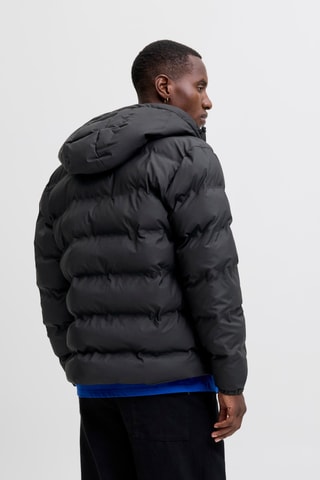Gewatteerde Jas met Capuchon - Zwart