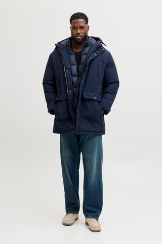 Parka met Capuchon - Nachtblauw