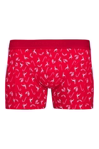 3 Boxers - Marineblauw en Rood
