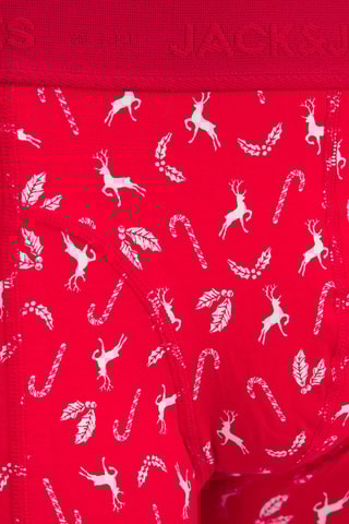 3 Boxers - Marineblauw en Rood