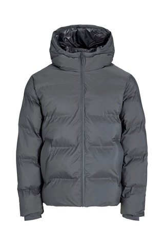 Gewatteerde Jas met Capuchon - Donkergrijs