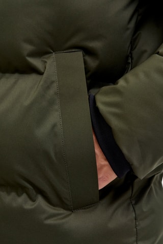 Gewatteerde Jas met Capuchon - Kaki