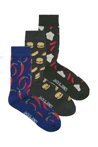 3 paar sokken - Donkergrijs en Marineblauw