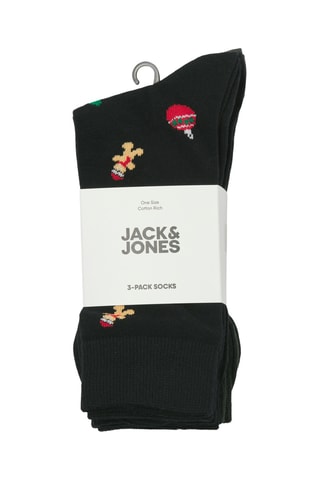 3 paar sokken - Zwart en Donkergroen