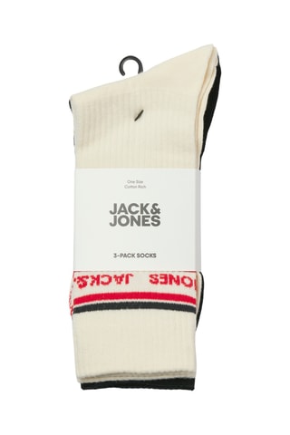 3 paar sokken - Wit en Ecru