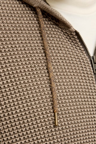 Vest met Capuchon - Beige