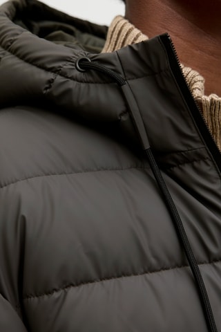 Gewatteerde Jas met Capuchon - Antraciet