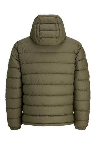 Gewatteerde Jas met Capuchon - Groen