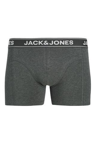 3 Biologisch Katoenen Boxers - Gemêleerd Donkergrijs en Donkergroen