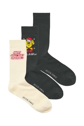 3 paar sokken - Wit en Zwart