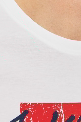 T-shirt - Wit en Rood