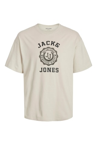 T-shirt - Ecru en Zwart