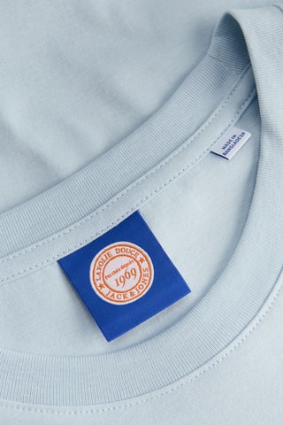 Biologisch Katoenen T-shirt La Folie Douce - Hemelsblauw