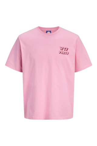 Biologisch Katoenen T-shirt La Folie Douce - Roze