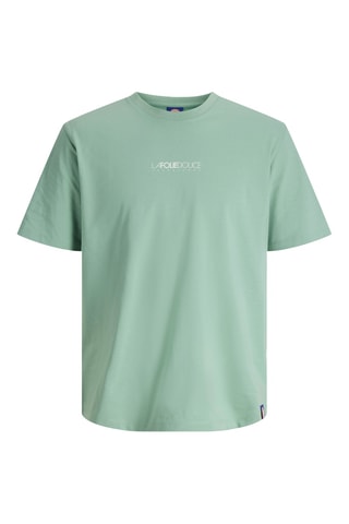 Biologisch Katoenen T-shirt La Folie Douce - Zeegroen
