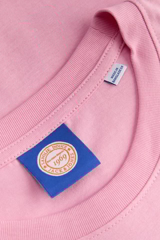 Biologisch Katoenen T-shirt La Folie Douce - Roze