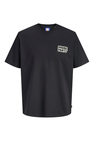 Biologisch Katoenen T-shirt La Folie Douce - Zwart