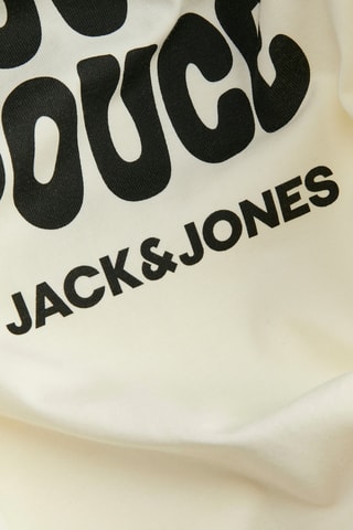 Biologisch Katoenen T-shirt La Folie Douce - Ecru