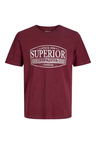 T-shirt - Bordeauxrood