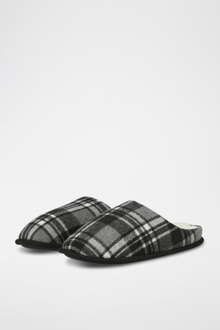 Gevoerde Pantoffels - Antraciet