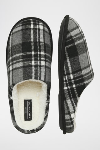 Gevoerde Pantoffels - Antraciet