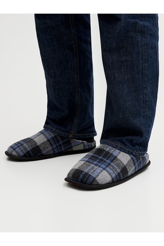 Gevoerde Pantoffels - Marineblauw