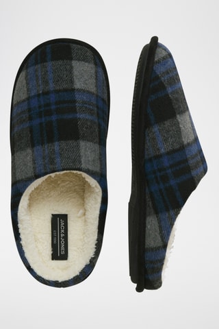 Gevoerde Pantoffels - Marineblauw