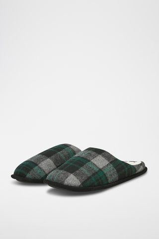 Gevoerde Pantoffels - Groen