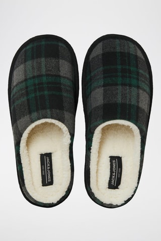 Pantoffels - zwart en groen