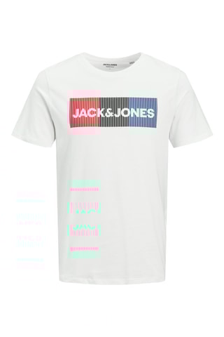 T-shirt - Wit en rood