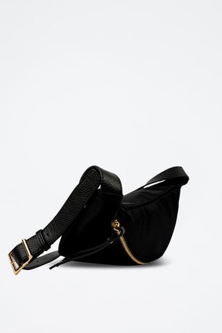 Sac banane en cuir Rachel Ny - Noir