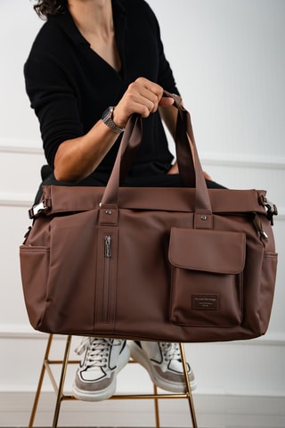 Sac de voyage Raiden - 48 cm - Marron