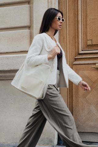 Sac porté épaule Solo - Blanc