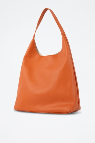 Sac porté épaule en cuir Kira - Orange