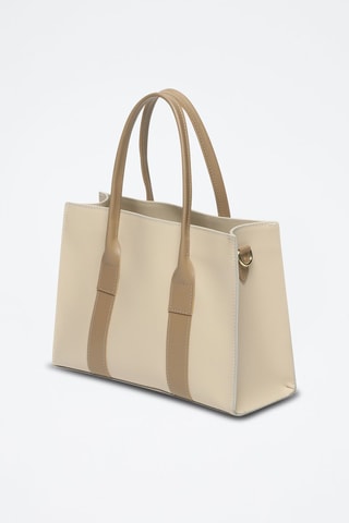 Sac à main en cuir Bahamas - Beige