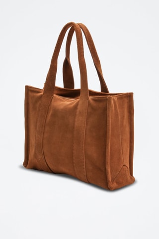 Sac à main en nubuck Sky - Camel